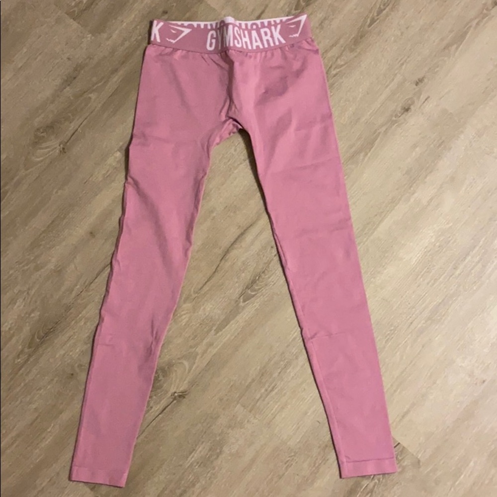 Rare Gymshark Light Pink Fit Leggings sz S - Picture 2 of 5